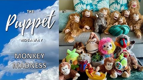 Monkey Madness (Jan 2021) The story of how monkeys arrived at The Puppet Hideaway with Eric Thomsen
