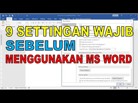 9 Settingan Wajib Bagi Pengguna Ms Word 2013 dan 2016