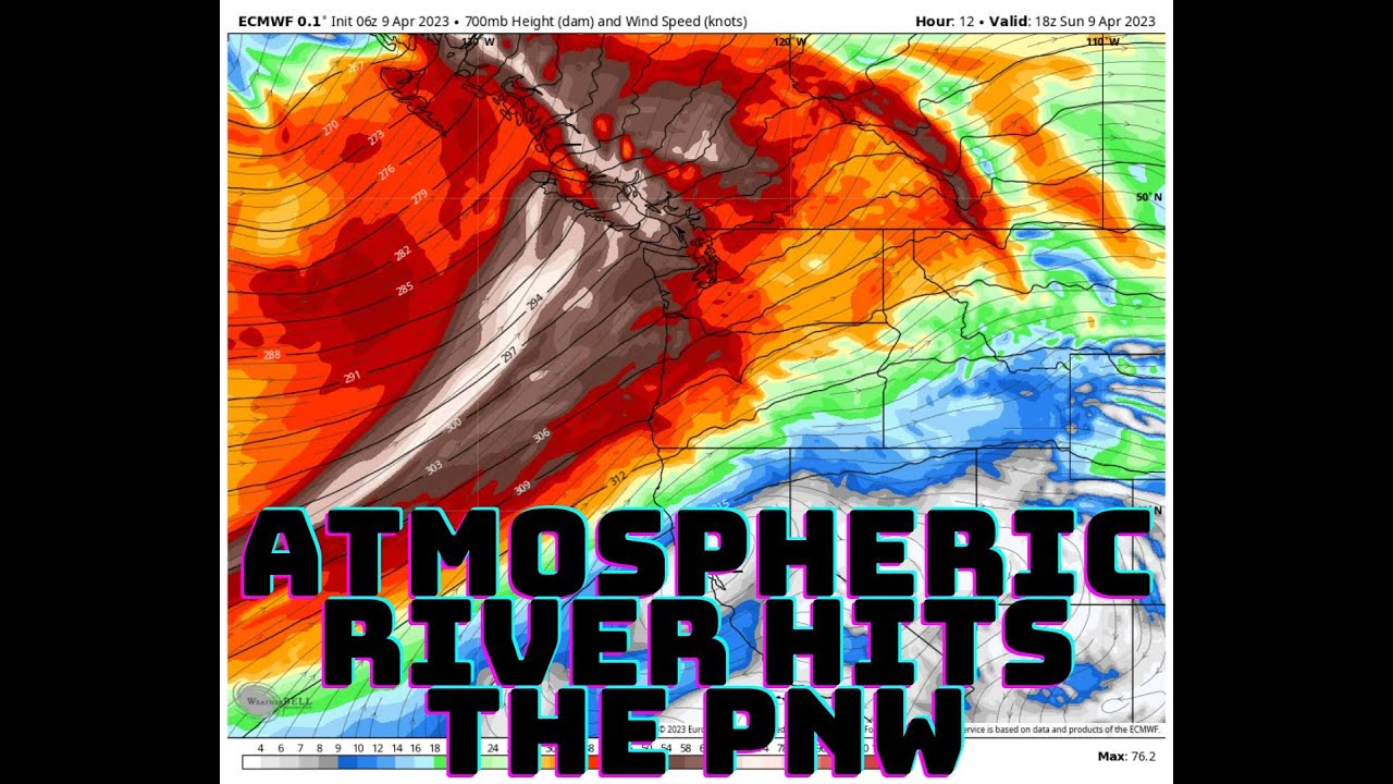 Atmospheric River hits Pacific NW - YouTube