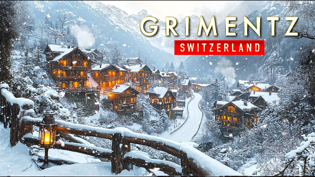 Switzerland, Grimentz ❄️ | The Most Magical Winter Village in the Alps 4K