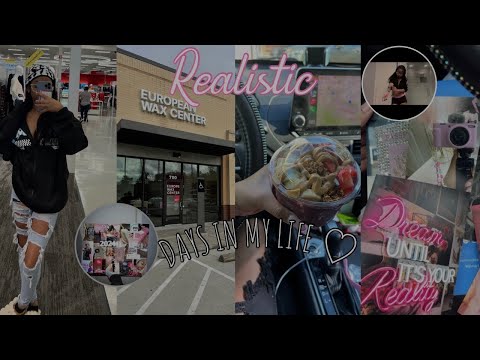 REALISTIC DAYS IN MY LIFE ♡♡| chill day + hygiene shopping + wax appt + vision boards