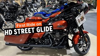 1st Ride on 2024 Harley Davidson Street Glide