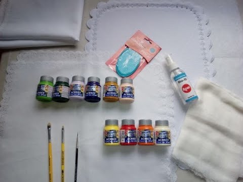 Cómo hacer PINTURA TEXTIL CASERA😍para ROPA y tejidos😍PINTANDO TELA😍 PERMANENTE😍7 RECETAS 