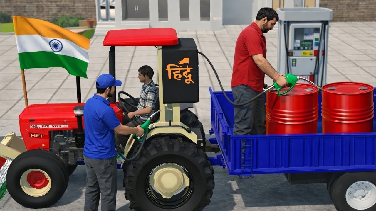 Aaj siddu paji ke haveli par do drum🛢️ Diesel ⛽ lekar jana hai🚜 indian vehicle simulator 3d