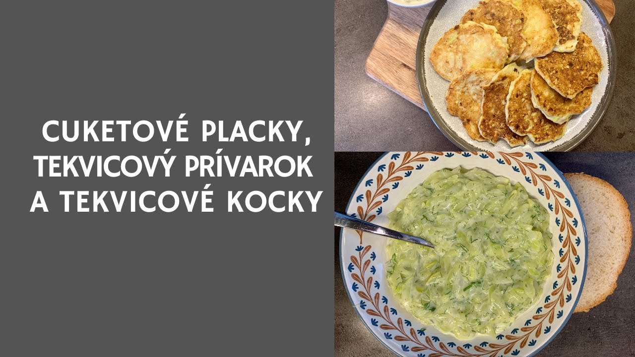 Cuketové Placky, Tekvicový Prívarok a Tekvicové Kocky