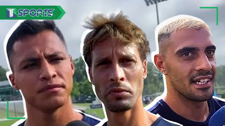 Sergio Canales, Germán Berterame, and Roberto de la Rosa talk before Rayados vs. Borussia Dortmund.