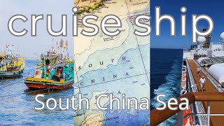 Hainan South China Sea on a cruise ship