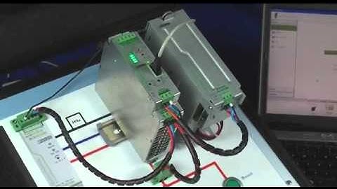 Phoenix Contact Demonstration of the QUINT UPS-IQ -- intelligent battery control