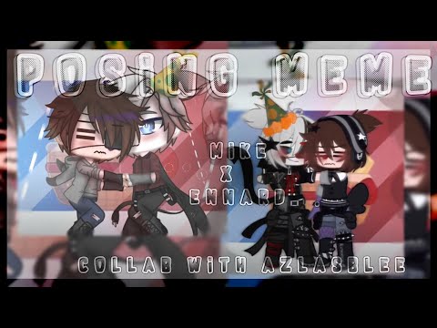 [FNAF] Posing meme + Collab with Azlasblee //Michael x Ennard//