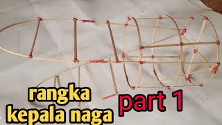 cara membuat kerangka kepala naga mini /part 1