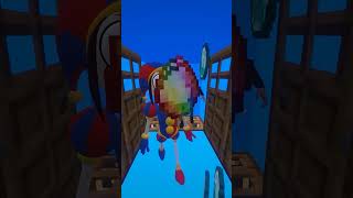 Door Leads To Pomni and MrBeast 🤡💙 VS  Wednesday Addams and skibidi dop   yes 🖤🔴🤩 #shorts #mine