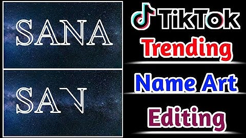Trending Tiktok Draw Name Art Video Editing | Viral Name Art Editing | Alight Motion Editing.