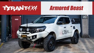 Nissan Navara NP300 Build Bull Bar Lift Kit Suspension GME XRS Spotties by Tyrant 4x4