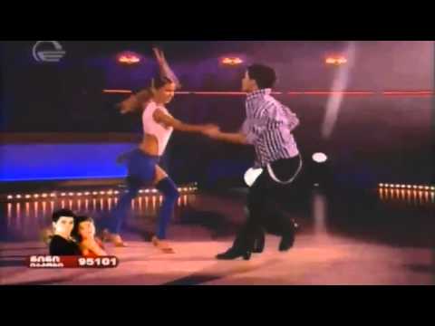 Nini Cnobiladze da Iakob Yufunia 2 turi ნინი ცნობილაძე და იაკობ ყუფუნია - ცეკვავენ ვარსკვლავები