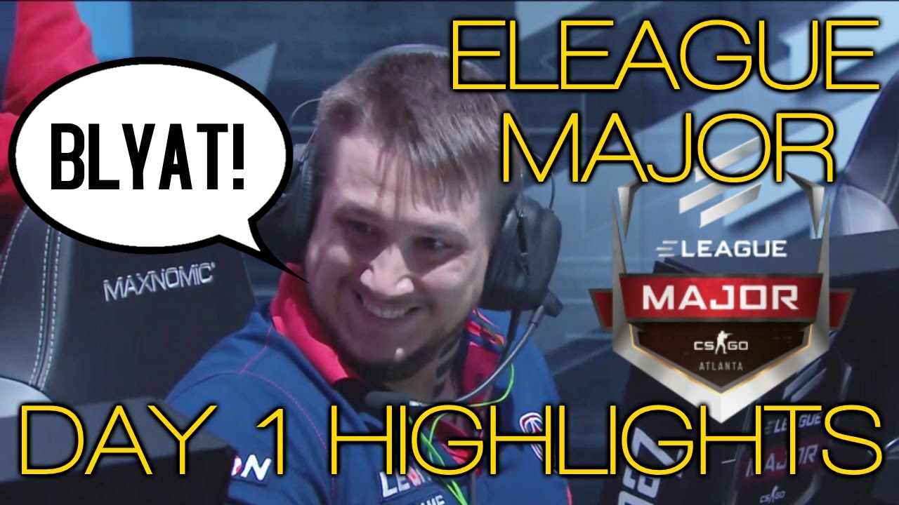 CS:GO Eleague Major - Day 1 Highlights