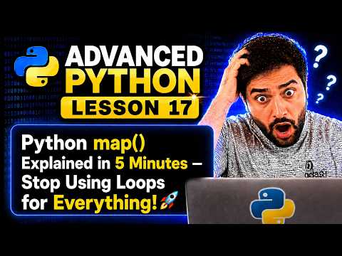 Python map() Explained in 5 Minutes — Stop Using Loops for Everything!