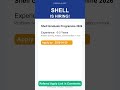 Shell | Shell Graduate Programme 2026 | Off Campus 2026 | Apply Now | India