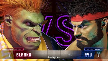SEASON 2 Blanka vs Ryu (CPU8 vs CPU8) series 1