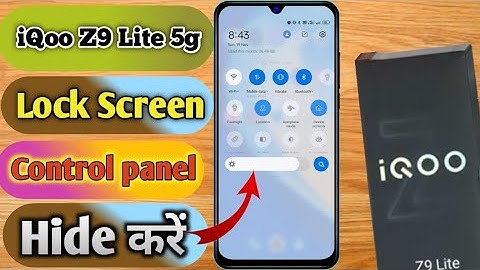 iqoo z9 lite 5g lock screen notification panel hide, iqoo z9 lite 5g notification bar off