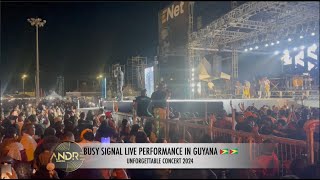 BUSY SIGNAL FELL OFF THE STAGE WHILE PERFORMING IN GUYANA 🇬🇾🇬🇾