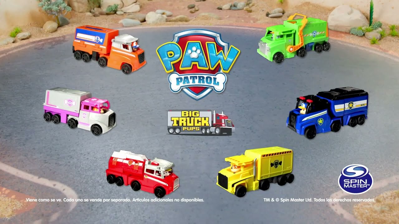 🐾 Paw Patrol 🐾 ¡Big trucks vehículos TRANSFORMABLES! 🚓 #BigTrucksPups 