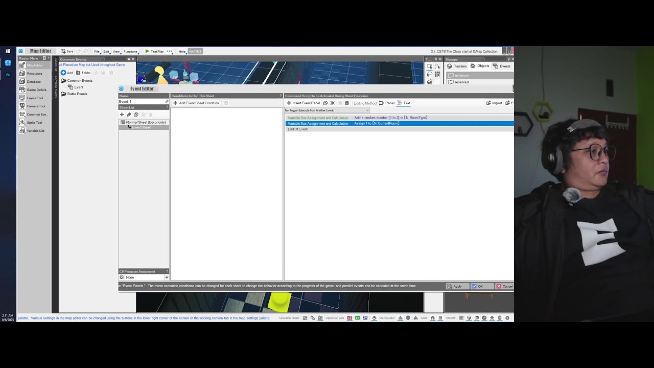 Create game together using RPG Developer Bakin