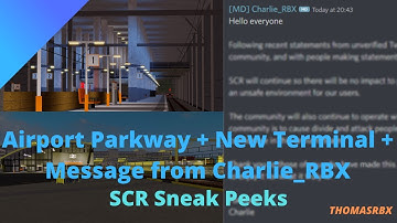 Airport Parkway + New Terminal + Message from Charlie_RBX | ThomasRBX