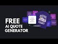 Kittl AI Quote Generator - A Free Tool for Generating Quotes for Your Designs