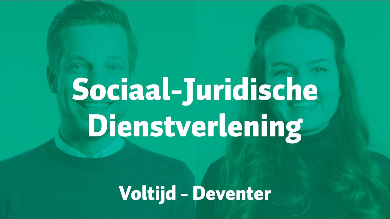 Sociaal-Juridische Dienstverlening | Hogeschool Saxion - YouTube