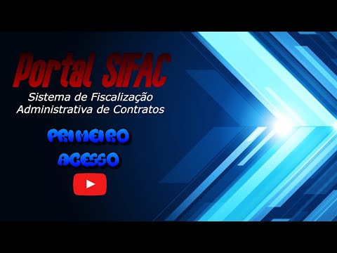 Portal SIFAC   Primeiro Acesso