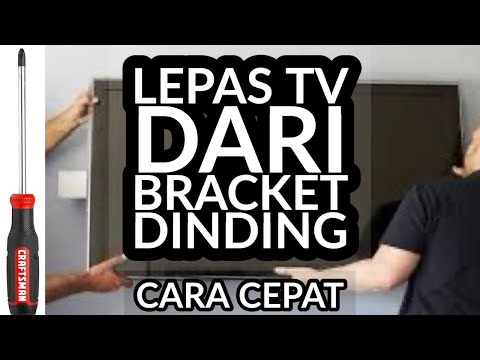 Video: Bagaimana Saya Mengeluarkan TV Dari Pendakap Dinding? Membongkar TV Dari Pemasangan Rata Di Dinding Dan Jenis Lain, Arahan Penyediaan Dan Langkah Demi Langkah