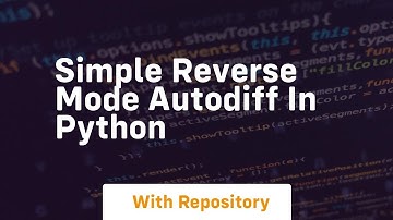 Simple reverse mode autodiff in python