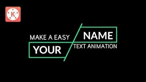 New modern elegant and decent text in kinemaster || Make your name intro in kinemaster in Kannada ||