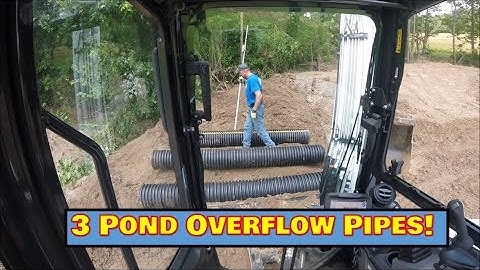 My biggest pond ever-the new 36" Godzilla bucket on the Bobcat e42 mini excavator PART 3