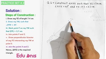 Class 9 Geometry chapter 4 Construction of Triangles Practice set 4.2 | Maharashtra board