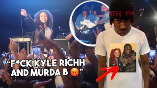 Wearing DD Osama's Opps T-Shirt to his UK Show *KYLE RICHH & MURDA B*