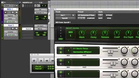 Pro Tools Ignite - Video Review - Chapter - 07.1 External vs Internal MIDI Track Setup