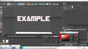 Shiny Text Edges C4D Tutorial