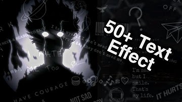 50+ Text Effect like Ae pack on alight motion (Alight Link,QR Code and XML File)