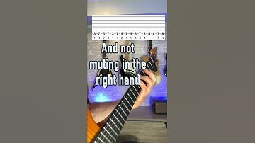 E Minor Scale Run 6th String Part 2 #shorts