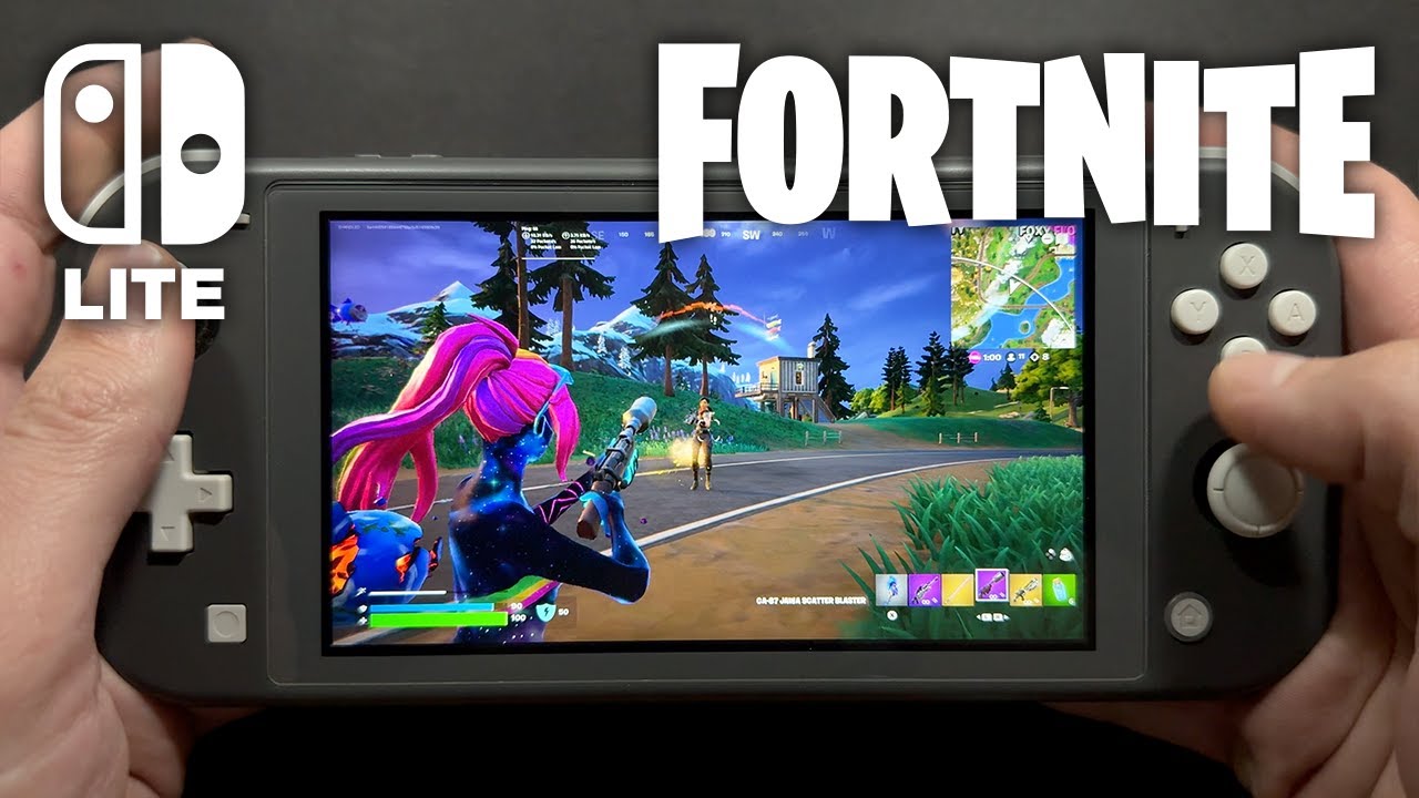 Fortnite on Nintendo Switch Lite #755 - YouTube