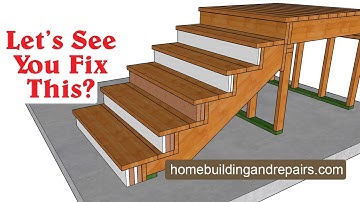 How To Increase Individual Stair Step Depth For The Entire Stairway - Home Remodeling Tips