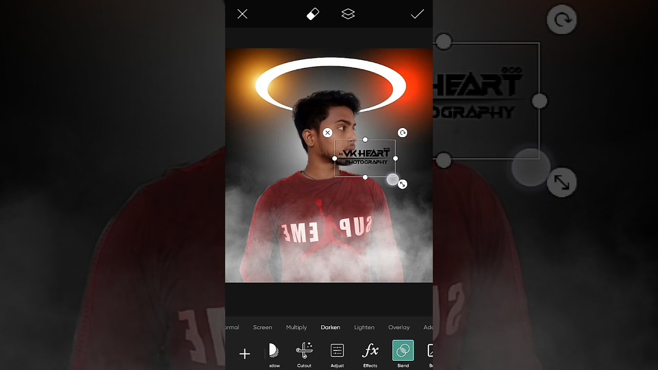 picsart png ring light photo editing