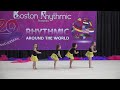 Show 2 - Group Xcel AB Routine Rhythmic Around the World 2022