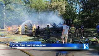 74-year-old man dies in Delphi house fire