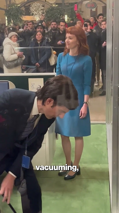 The 'Severance' Cast Takes Over Grand Central Station In NYC #shorts