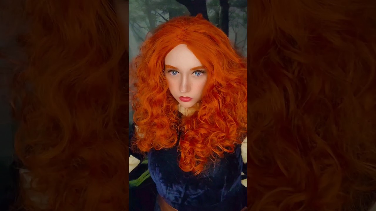 NEW COSPLAY! 🧡 Princess Of DunBroch! Touch the sky villain song | Merida #cosplay | Brave