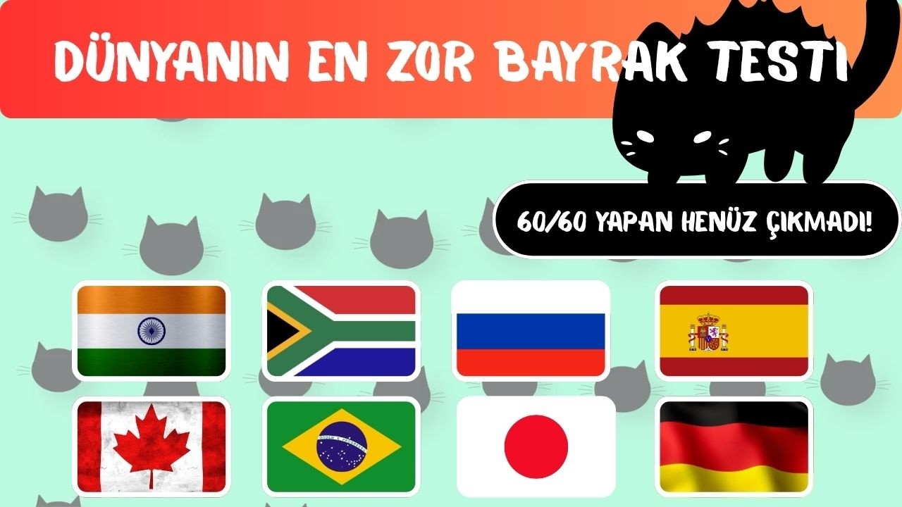 Dünyanın En Zor Bayrak Testi: 60/60 Yapan Henüz Çıkmadı!