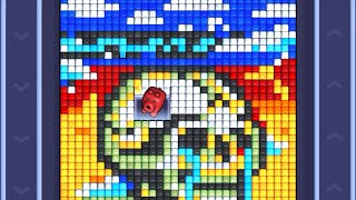 Pixel Flow Level 1434 Hard Solution Walkthrough