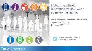 Public Event: Mobilizing mHealth Innovation for Real-World Evidence Generation screenshot 2